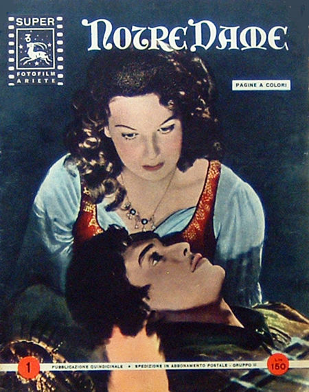 FOTOFILM ARIETE magazine side cover Issue 1  1954