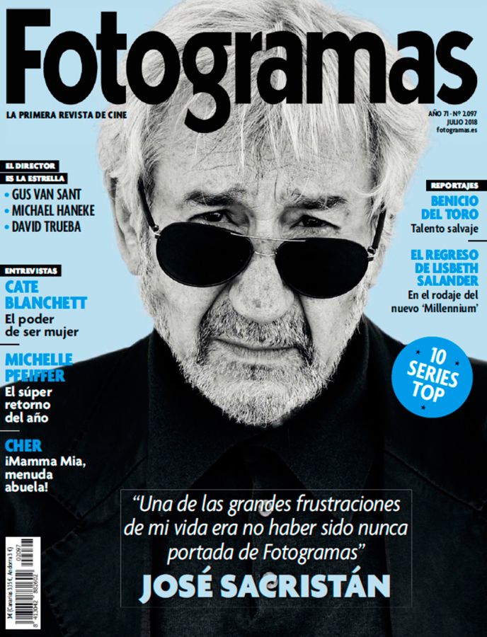 FOTOGRAMAS magazine side cover Issue 2097  July 2018