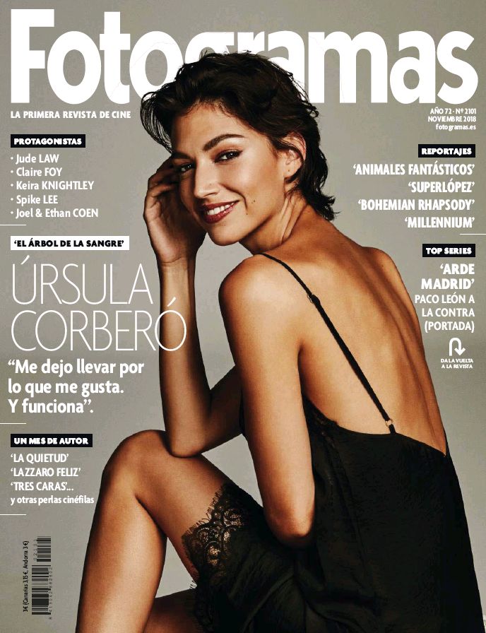 FOTOGRAMAS magazine side cover Issue 2101  November 2018