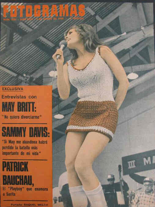 FOTOGRAMAS magazine side cover Issue 1003 5 January 1968