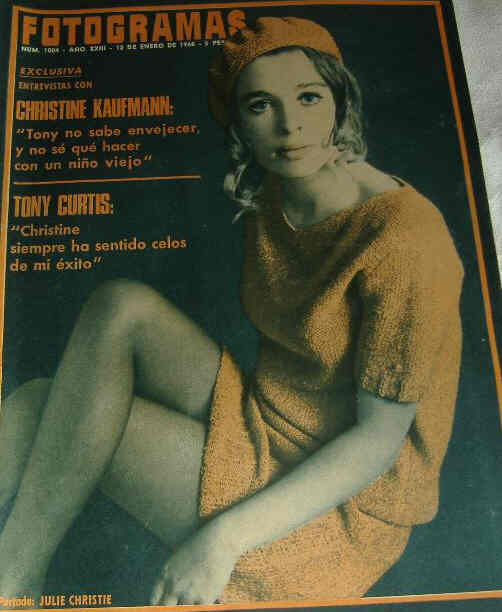 FOTOGRAMAS magazine side cover Issue 1004 12 January 1968