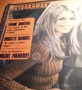 FOTOGRAMAS magazine side cover Issue 1005 19 January 1968