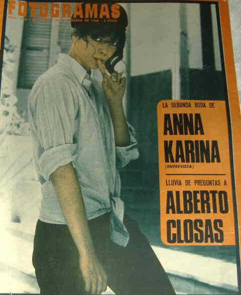 FOTOGRAMAS magazine side cover Issue 1010 23 February 1968
