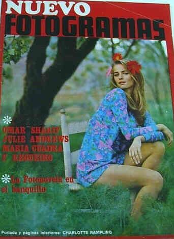 FOTOGRAMAS magazine side cover Issue 1017 12 April 1968