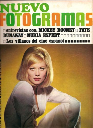 FOTOGRAMAS magazine side cover Issue 1018 19 April 1968
