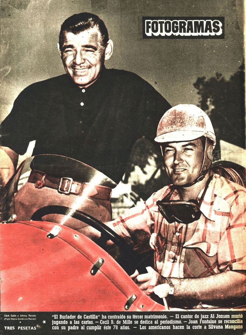 FOTOGRAMAS magazine side cover Issue 103 3 November 1950