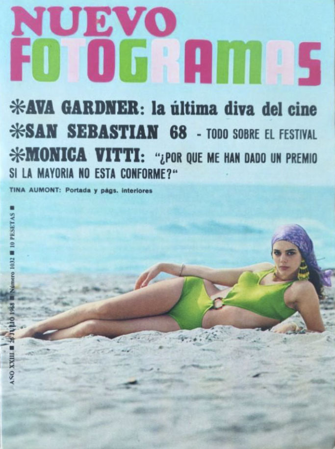 FOTOGRAMAS magazine side cover Issue 1032 26 July 1968