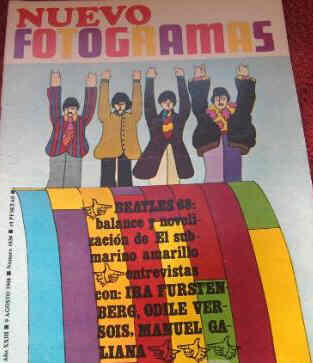 FOTOGRAMAS magazine side cover Issue 1034 9 August 1968