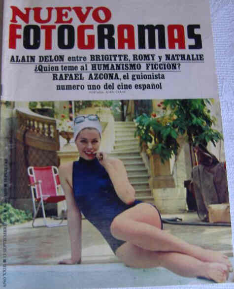 FOTOGRAMAS magazine side cover Issue 1039 13 September 1968