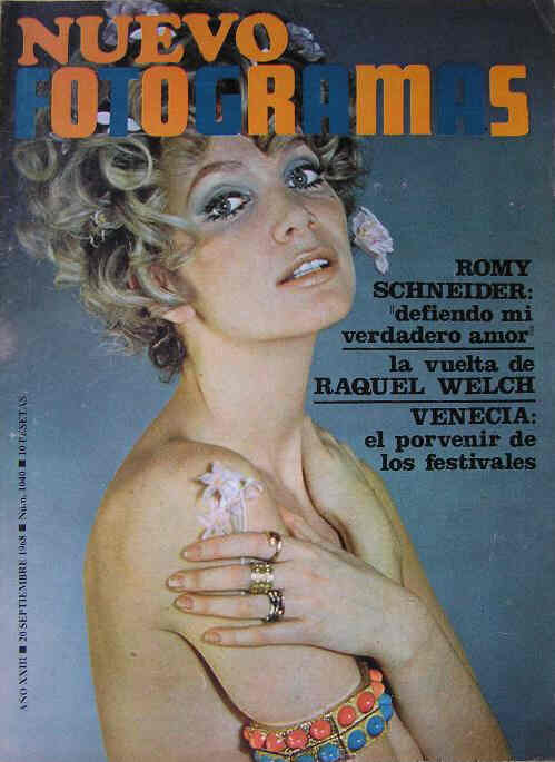 FOTOGRAMAS magazine side cover Issue 1040 20 September 1968