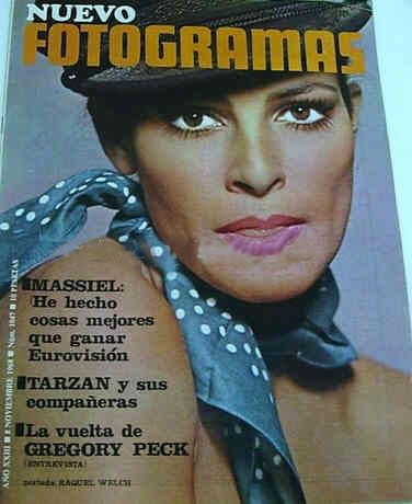 FOTOGRAMAS magazine side cover Issue 1047 8 November 1968