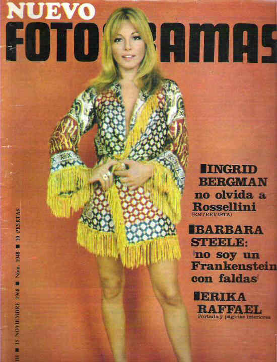 FOTOGRAMAS magazine side cover Issue 1048 15 November 1968