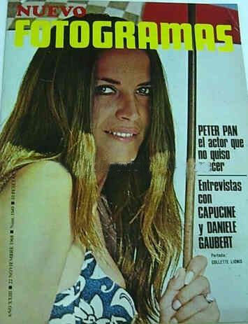 FOTOGRAMAS magazine side cover Issue 1049 22 November 1968