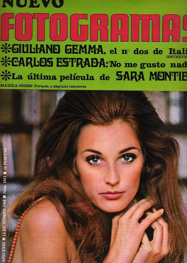 FOTOGRAMAS magazine side cover Issue 1052 13 December 1968