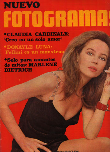FOTOGRAMAS magazine side cover Issue 1055 3 January 1969