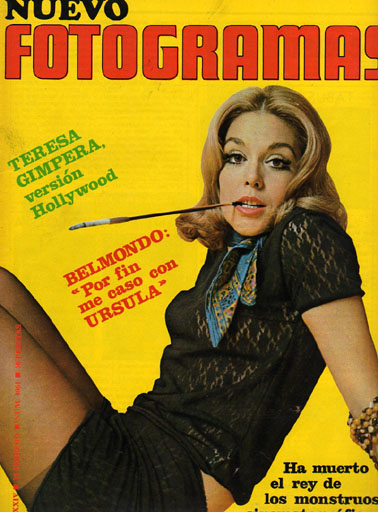 FOTOGRAMAS magazine side cover Issue 1061 14 February 1969