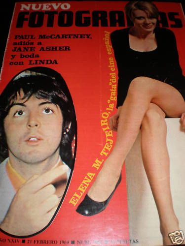 FOTOGRAMAS magazine side cover Issue 1062 21 February 1969