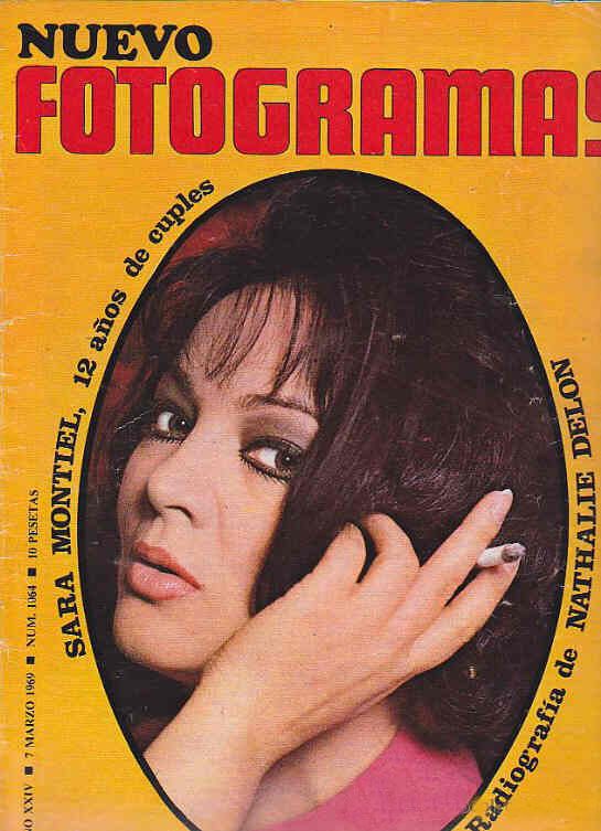 FOTOGRAMAS magazine side cover Issue 1064 7 March 1969