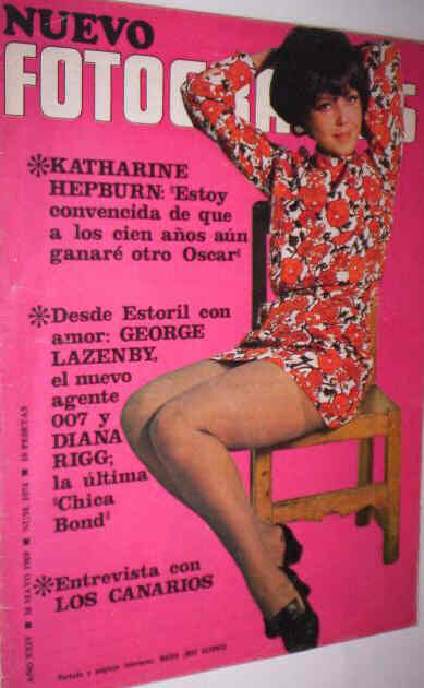 FOTOGRAMAS magazine side cover Issue 1074 16 May 1969