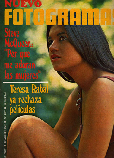 FOTOGRAMAS magazine side cover Issue 1087 15 August 1969