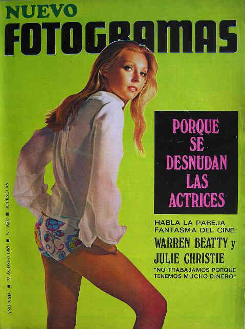 FOTOGRAMAS magazine side cover Issue 1088 22 August 1969