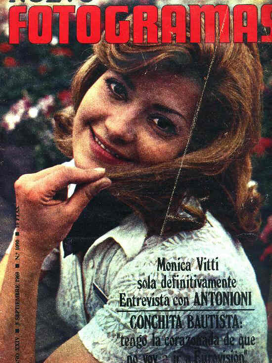 FOTOGRAMAS magazine side cover Issue 1090 5 September 1969