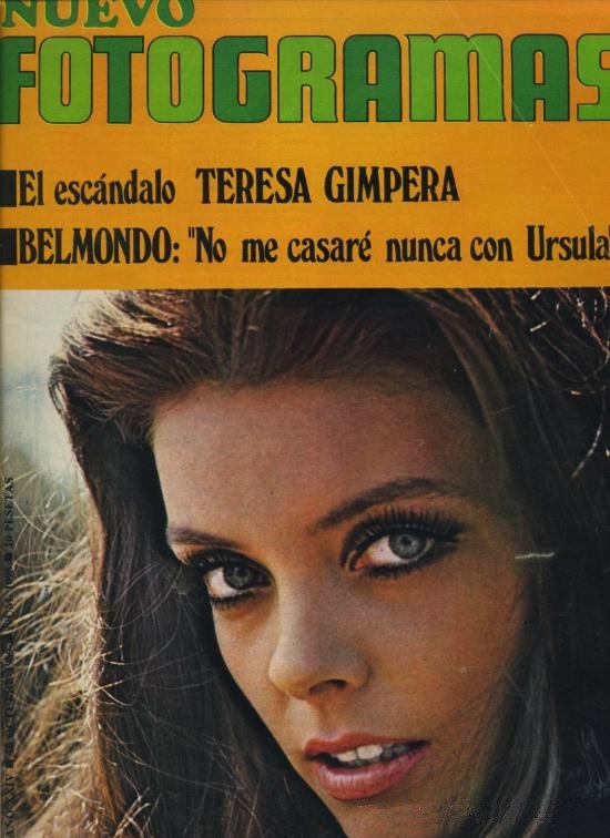 FOTOGRAMAS magazine side cover Issue 1095 10 October 1969