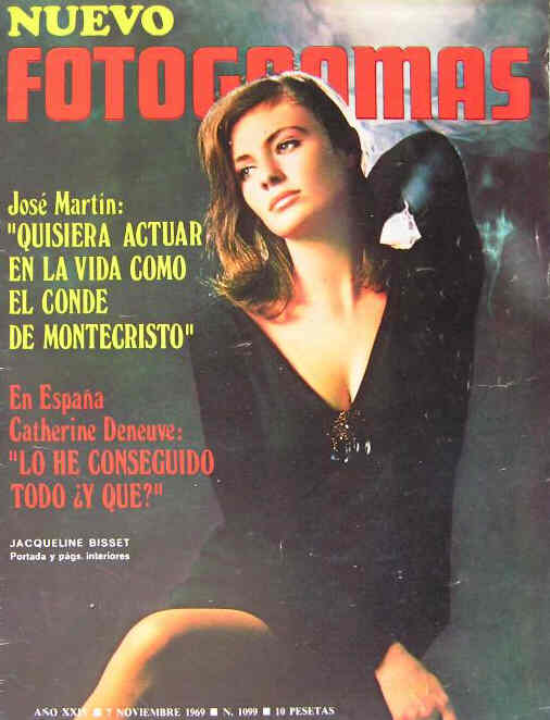 FOTOGRAMAS magazine side cover Issue 1099 7 November 1969