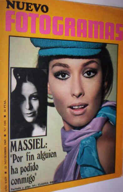 FOTOGRAMAS magazine side cover Issue 1101 21 November 1969