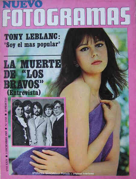 FOTOGRAMAS magazine side cover Issue 1103 5 December 1969