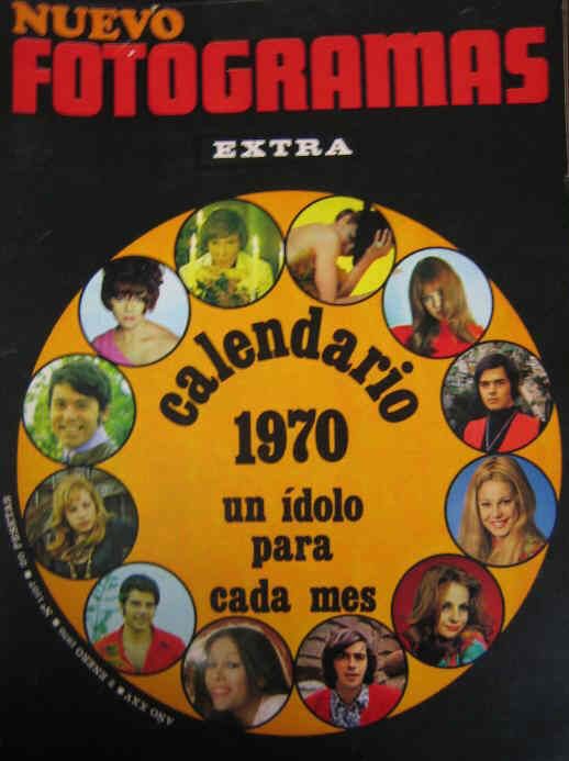 FOTOGRAMAS magazine side cover Issue 1107 2 January 1970