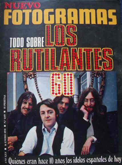 FOTOGRAMAS magazine side cover Issue 1109 16 January 1970