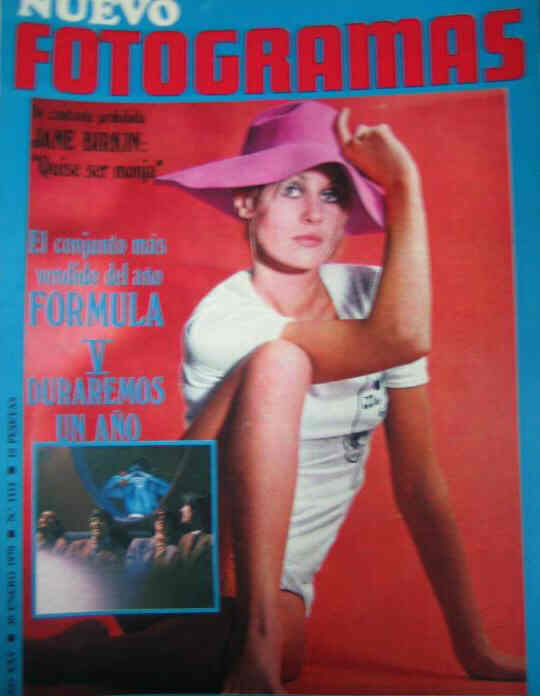 FOTOGRAMAS magazine side cover Issue 1111 30 January 1970