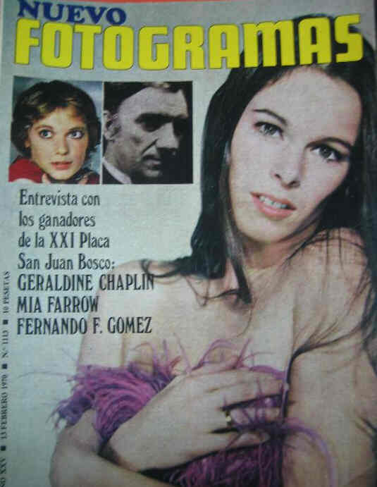 FOTOGRAMAS magazine side cover Issue 1113 13 February 1970