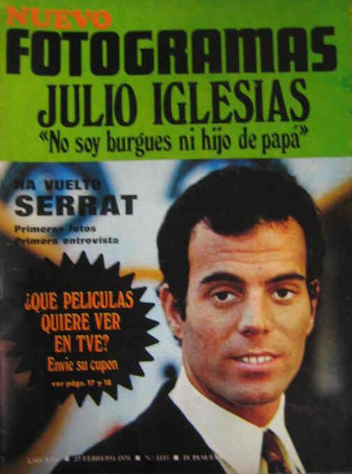 FOTOGRAMAS magazine side cover Issue 1115 27 February 1970