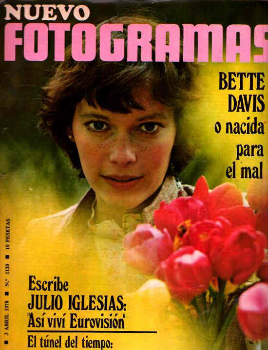 FOTOGRAMAS magazine side cover Issue 1120 3 April 1970