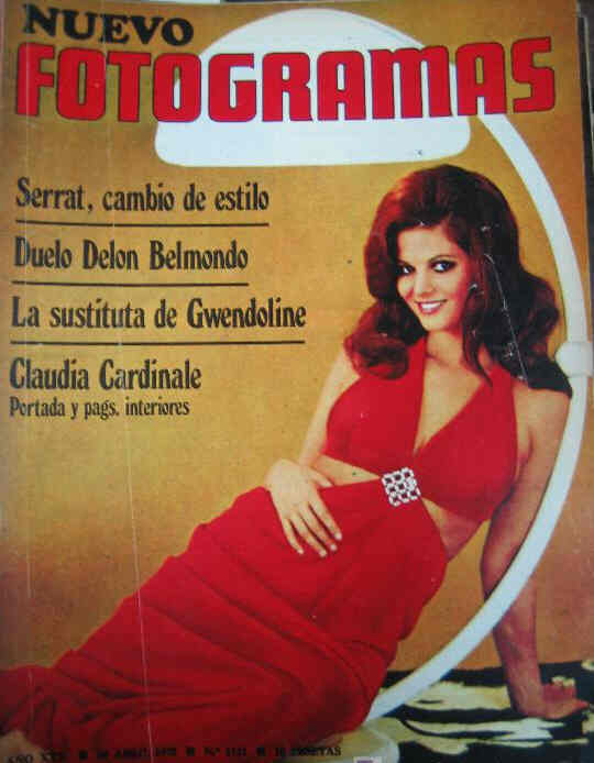 FOTOGRAMAS magazine side cover Issue 1121 10 April 1970