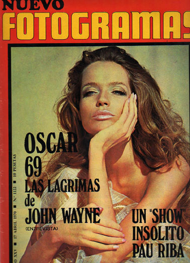 FOTOGRAMAS magazine side cover Issue 1122 17 April 1970