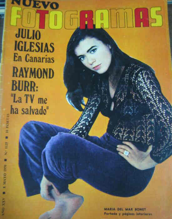 FOTOGRAMAS magazine side cover Issue 1125 8 May 1970