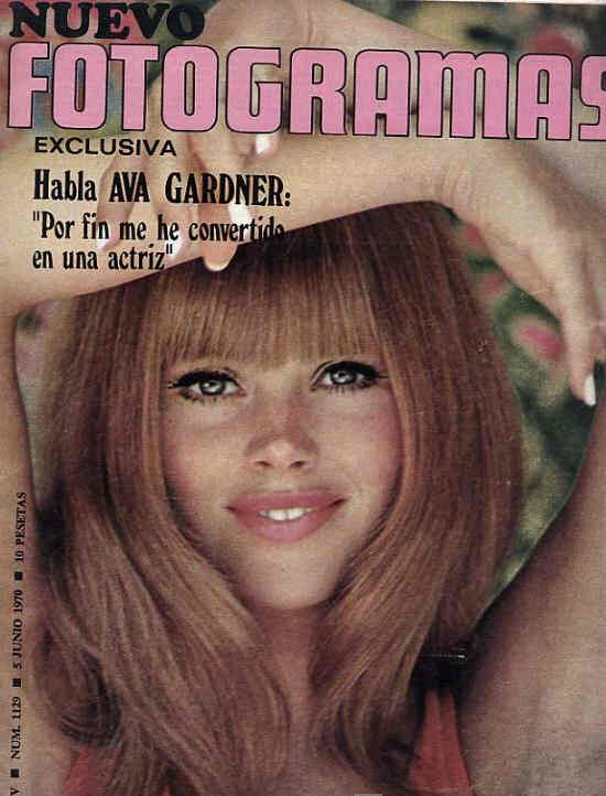 FOTOGRAMAS magazine side cover Issue 1129 5 June 1970