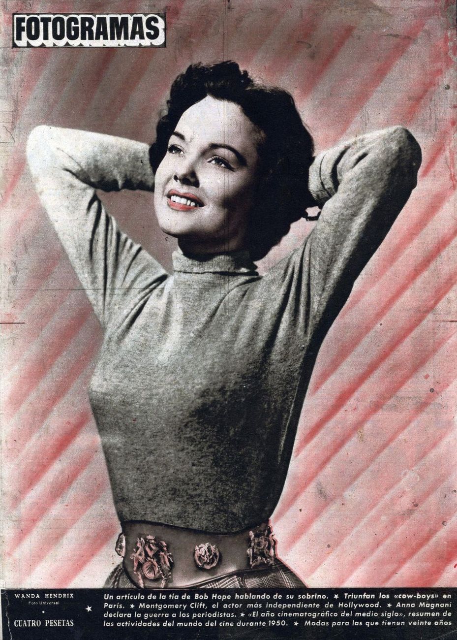 FOTOGRAMAS magazine side cover Issue 113  1951