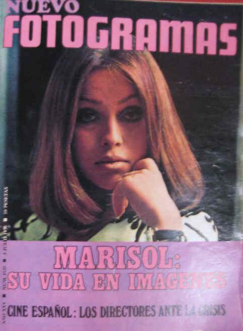 FOTOGRAMAS magazine side cover Issue 1133 3 July 1970