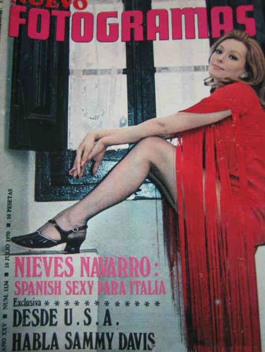 FOTOGRAMAS magazine side cover Issue 1134 10 July 1970
