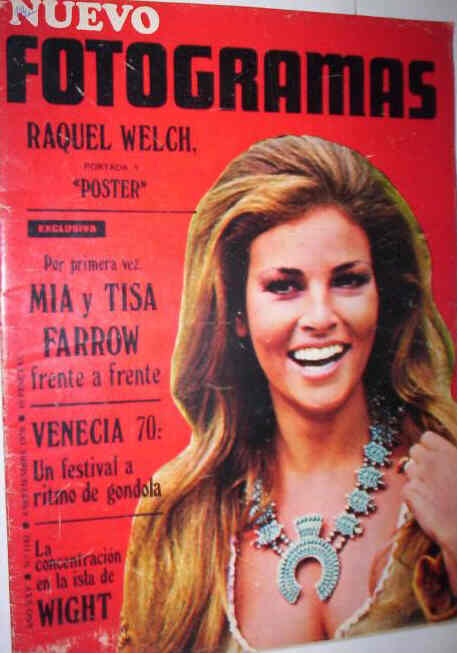 FOTOGRAMAS magazine side cover Issue 1142 4 September 1970
