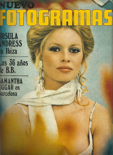 FOTOGRAMAS magazine side cover Issue 1146 2 October 1970