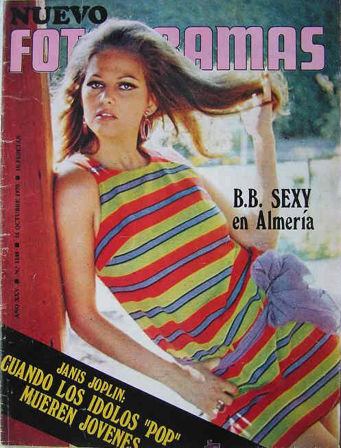 FOTOGRAMAS magazine side cover Issue 1148 16 October 1970