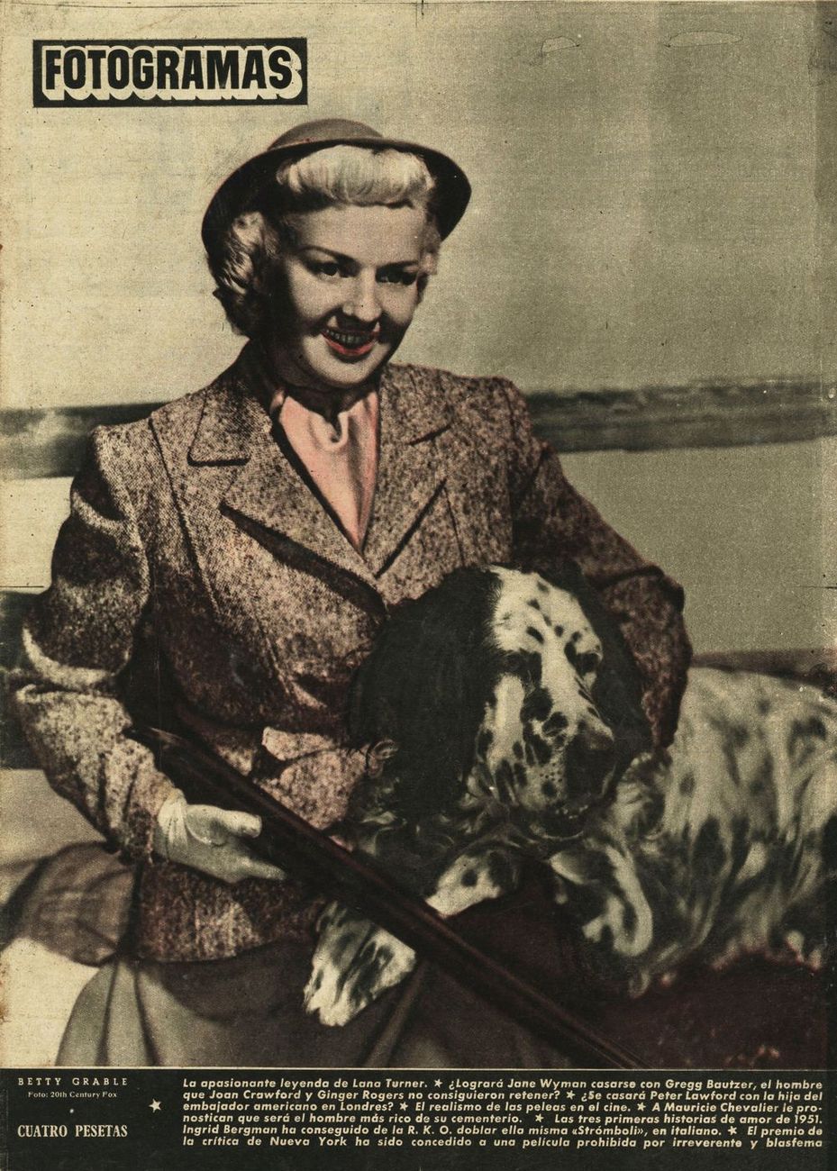 FOTOGRAMAS magazine side cover Issue 115 26 January 1951