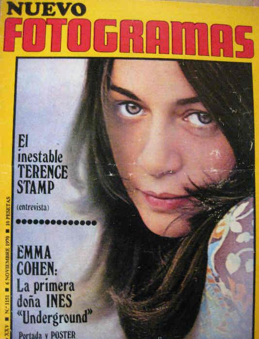 FOTOGRAMAS magazine side cover Issue 1151 6 November 1970
