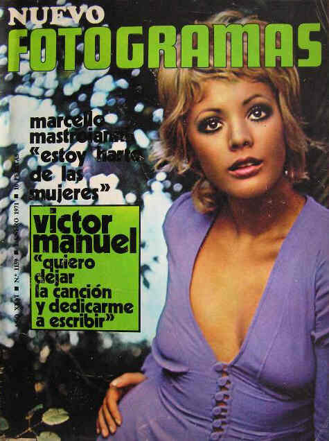 FOTOGRAMAS magazine side cover Issue 1159 1 January 1971