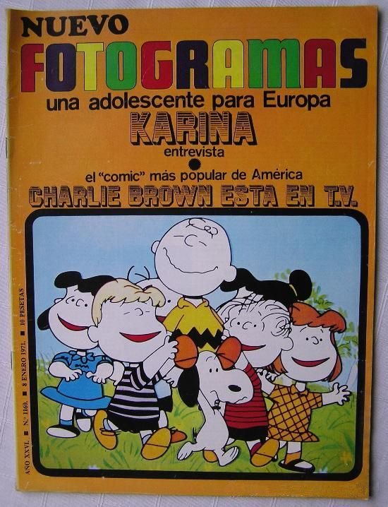 FOTOGRAMAS magazine side cover Issue 1160 8 January 1971
